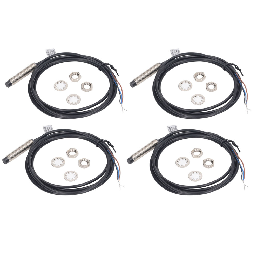 Dc5v Inductive Proximity Switch3wire Normally Closed Design Anti Interference Ability Quick Response Robust Abs Sensing Surface Cylinder Type Npn 9071309175301