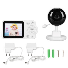 Two Way Talk WiFi Baby Camera Video Baby Monitor With App Control Auto Night Vision Long Range Temperature Sensor Sound Alert VOX Plug And Play Home