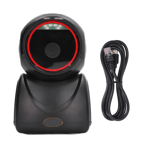 Plug And Play Barcode Scanner Hands-Free USB Wired QR Reader Automatic Smart Sensing Scanning Adjustable Screen Scanning Platform For Supermarkets