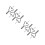 8Pièces Support Crottes PP Noir Clip Fixation 4
