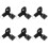 6Pcs Durable Black Cello Strap Floor Holder Portable Anti-Skid Strap 2