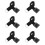 6Pcs Durable Black Cello Strap Floor Holder Portable Anti-Skid Strap 8
