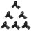 6Pcs Durable Black Cello Strap Floor Holder Portable Anti-Skid Strap 10
