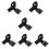 6Pcs Durable Black Cello Strap Floor Holder Portable Anti-Skid Strap 3