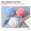 Exfoliating Bath Sponge Frilled Shower Sponge Red 3set 9