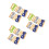 15Pcs Wooden Handle Skipping Rope Exercise Jump Rope Assorted Colors 6