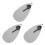6Pièces Chiffon Multifonction Gris Pour Saxophone Clarinette Flûte 7