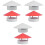 3Pcs Chimney Cowl Protector Rainproof Cap for Smoke Tube Ventilation 3