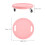 Roue Abdominal Rose Pour Exercices À 3