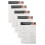 25Sheets False Eyelash Stickers Black Lower Lash Tattoos Makeup Tool 2