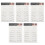 25Sheets False Eyelash Stickers Black Lower Lash Tattoos Makeup Tool 3