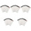 25Sheets False Eyelash Stickers Black Lower Lash Tattoos Makeup Tool 5