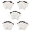 25Sheets False Eyelash Stickers Black Lower Lash Tattoos Makeup Tool 9
