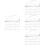 40Pièces Cartes De Placement Transparentes En Pour Mariage 7