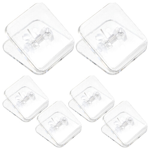 30Pièces Support Adhésif Transparent Pour De Propreté ABS 1