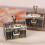 2Pcs Compact Golden Metal Baby Teeth Keepsake Storage Boxes 4