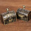 2Pcs Compact Golden Metal Baby Teeth Keepsake Storage Boxes 5