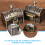 2Pcs Compact Golden Metal Baby Teeth Keepsake Storage Boxes 7
