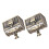 2Pcs Compact Golden Metal Baby Teeth Keepsake Storage Boxes 10