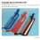 4Pcs Sturdy Black PVC Drumstick Carrying Bag for Practice Use 7
