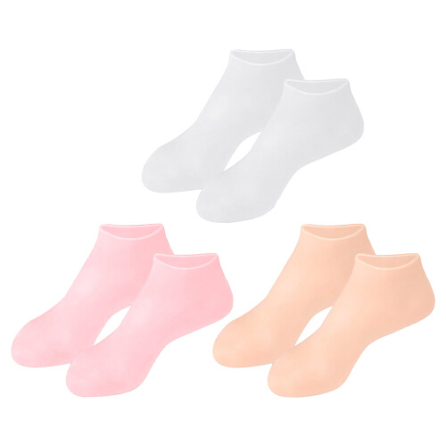 Gel Ankle Socks Elastic Moisturizing Foot Care Assorted Colors 1