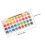 1Set Wit Waterverf Palet Nylon Plastic Draagbare Tekenset 2