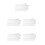 5Sets Whiteboard for Wall Dry Erase Grid Removable Sticker Home Office 6