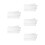 5Sets Whiteboard for Wall Dry Erase Grid Removable Sticker Home Office 8