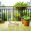 Grand Plateau Bois Beige Base Pot Fleurs Drainage Efficace 6