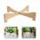 Grand Plateau Bois Beige Base Pot Fleurs Drainage Efficace 10