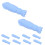 50Pièces Couvre-Points Silicone Chewable Pour Crayons Et Stylos 2