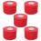 Disposable Barber Neck Strips Red Paper Soft Flexible for Salon 2