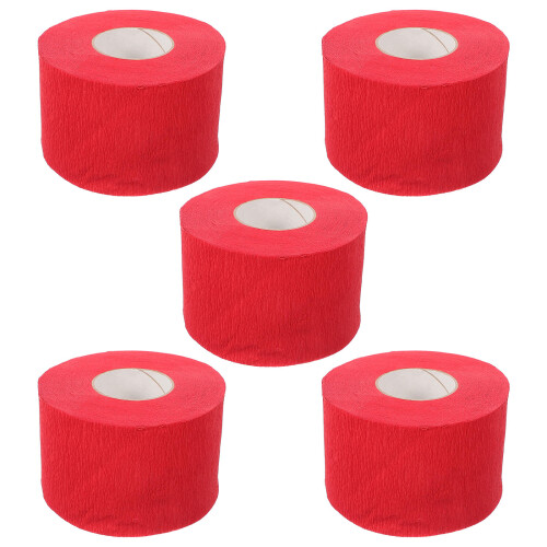 Disposable Barber Neck Strips Red Paper Soft Flexible for Salon 1