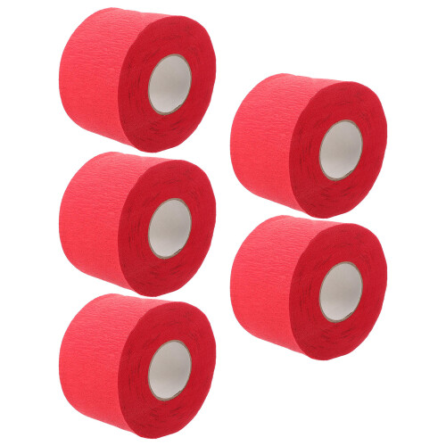 Disposable Barber Neck Strips Red Paper Soft Flexible for Salon 2