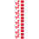 Disposable Barber Neck Strips Red Paper Soft Flexible for Salon 9