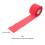 Disposable Barber Neck Strips Red Paper Soft Flexible for Salon 10