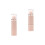 2Pièces Pinceaux Rétractables Doux Pour Poudre Et Blush Rose 5