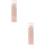 2Pièces Pinceaux Rétractables Doux Pour Poudre Et Blush Rose 7
