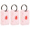 3Pcs Pink Tpu Tracer Protective Cases Shockproof Lightweight Covers 3