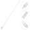 2Pcs Vertical Window Blind Rod Transparent Hook Design Sturdy PP 8