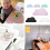 2Pièces Napperons Silicone Nuage Enfants Antidérapants 8