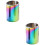 2Pcs Toothpick Holder Box Stainless Steel Brushed Texture Multi Color 7