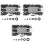 3Sets 260-Delige Manganen Snap Locking Washers Zwart 4