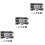 3Sets 260-Delige Manganen Snap Locking Washers Zwart 6
