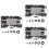 3Sets 260-Delige Manganen Snap Locking Washers Zwart 7