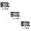 3Sets 260-Delige Manganen Snap Locking Washers Zwart 10