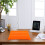 2Pièces Oreiller Gonflable Ergonomique En Velours Orange Camping 5