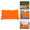 2Pièces Oreiller Gonflable Ergonomique En Velours Orange Camping 9