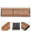 5Pièces Rangement Pratique Anches Hautbois ABS Couleur Marron 3