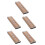 5Pièces Rangement Pratique Anches Hautbois ABS Couleur Marron 7